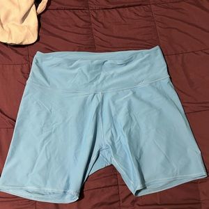 Light blue work out shorts